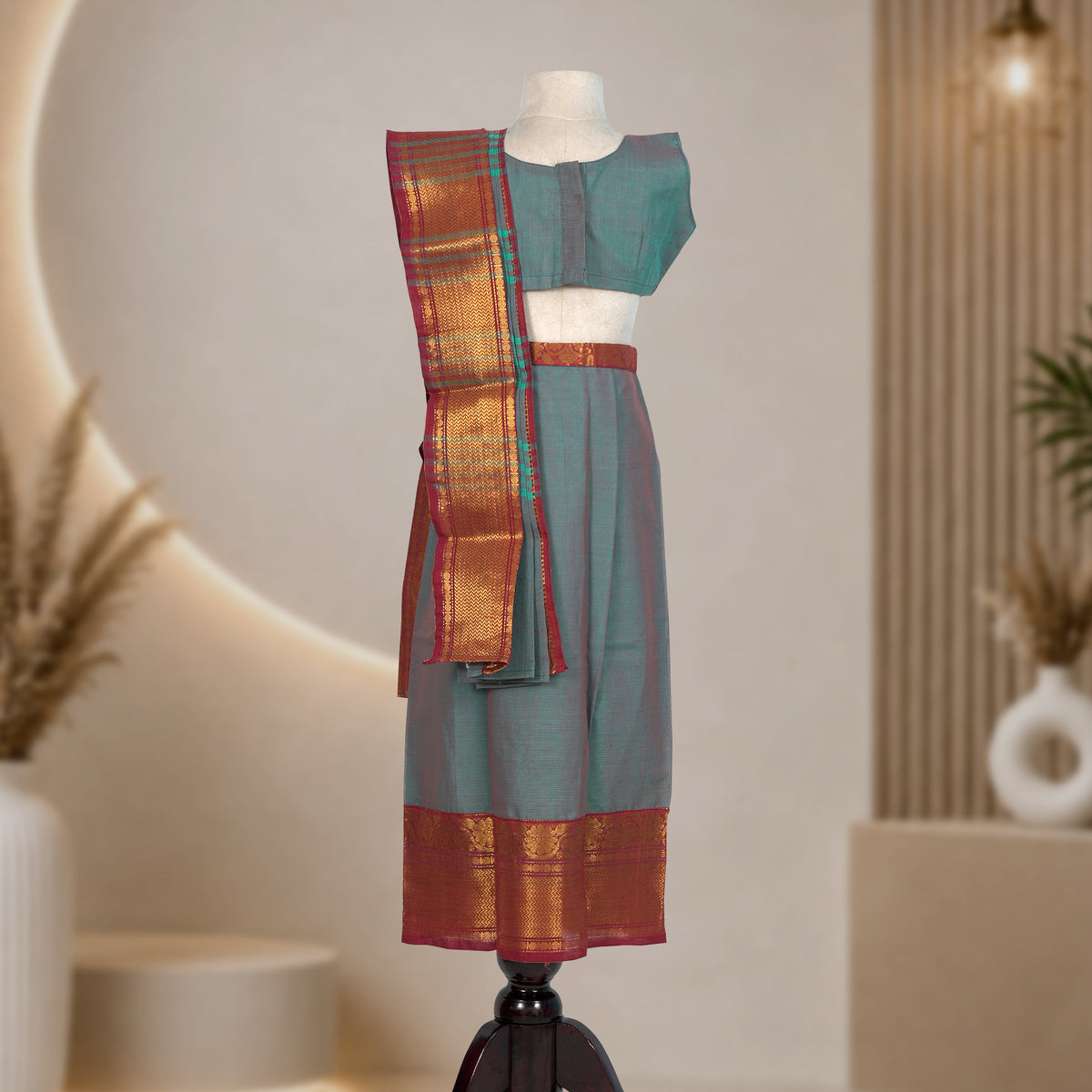 Handloom Half-Saree (3 ways)