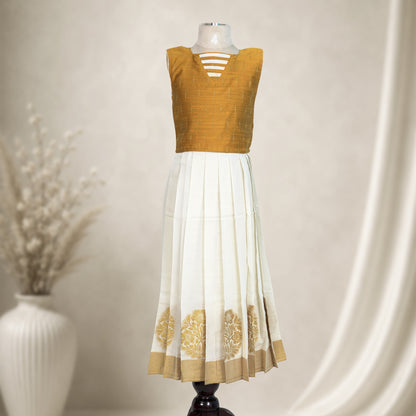 Onam Pavadai / Lehenga — Goldenish